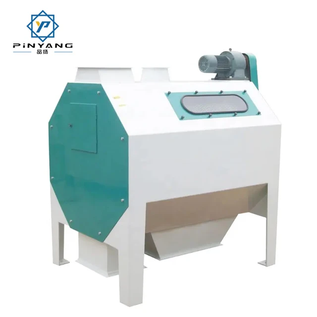 SCY-80 Multi-functional Automatic Horizontal Cylinder Rice Cleaning Screen, Wheat, Rice, Corn, Soybean Cleaning Screen