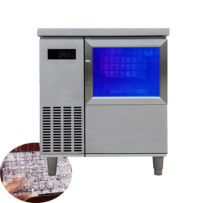 Full Automatic Capacity Tube Ice Machine Nugget Ice Maker Making Machine Hot Sale Square Cube Ice Machine
