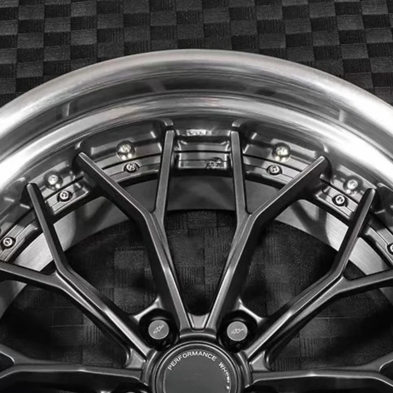 2024Customized Deep Concave 5x112 18-22Inch 2Piece Racing Car Rims Wheels Aluminum Alloy Forged Wheels for BMW Audi Porsche - Image 5