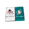 Green Christmas towel
