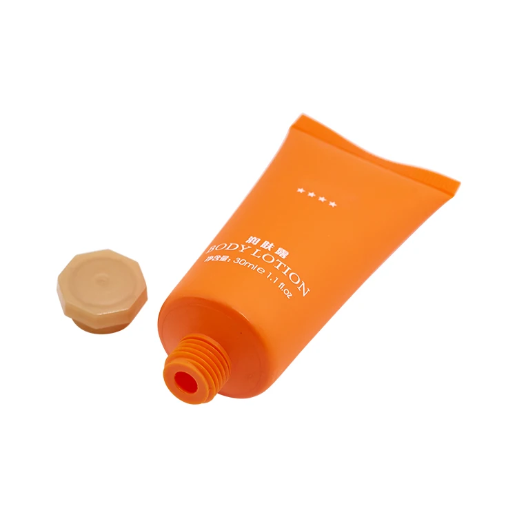 Colorful Lotion Squeeze Tube Travel Hand Cream Sample Packaging Cosmetic Plastic Soft Tube For