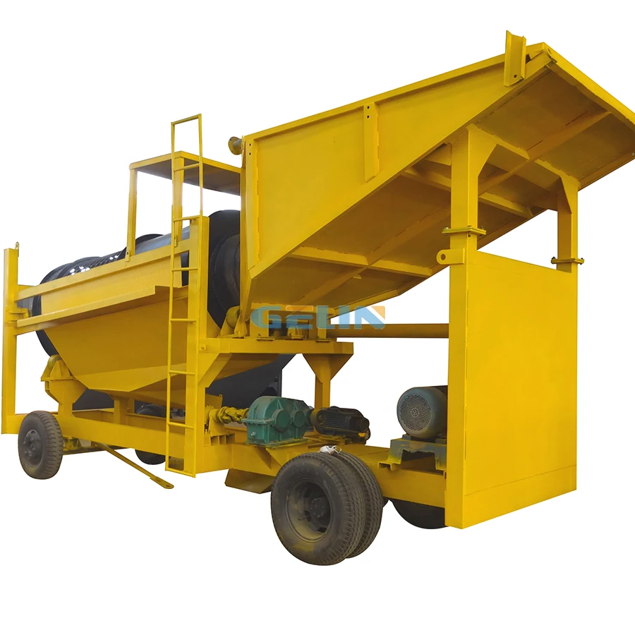 Turnkey Project Small Simple Gold Trommel Screen Washing Plant
