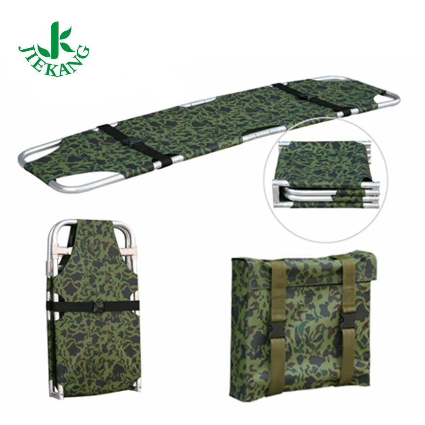 Hot Selling Price Practical Hospital Patient Rescue Combat 4 Folding Stretcher For Sale