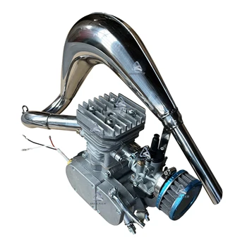 ZTMOTO 52mm MZ65 Muffler CNC air Intake PHBG 21mm 85cc 2 Stroke Phantom Motor