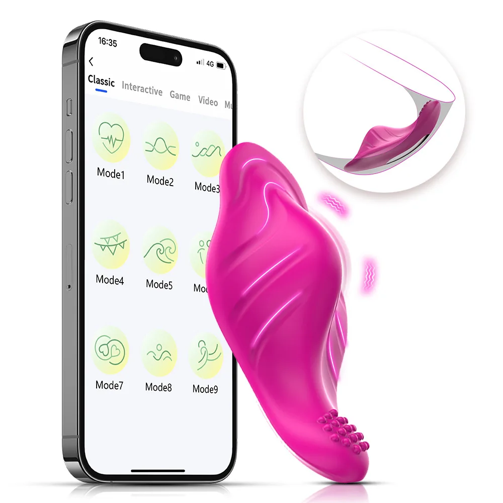 Wireless Remote Control Vibration Underwear Invisible Wearable Silicone  Female Adult Masturbating Sex Toys Vibrator for