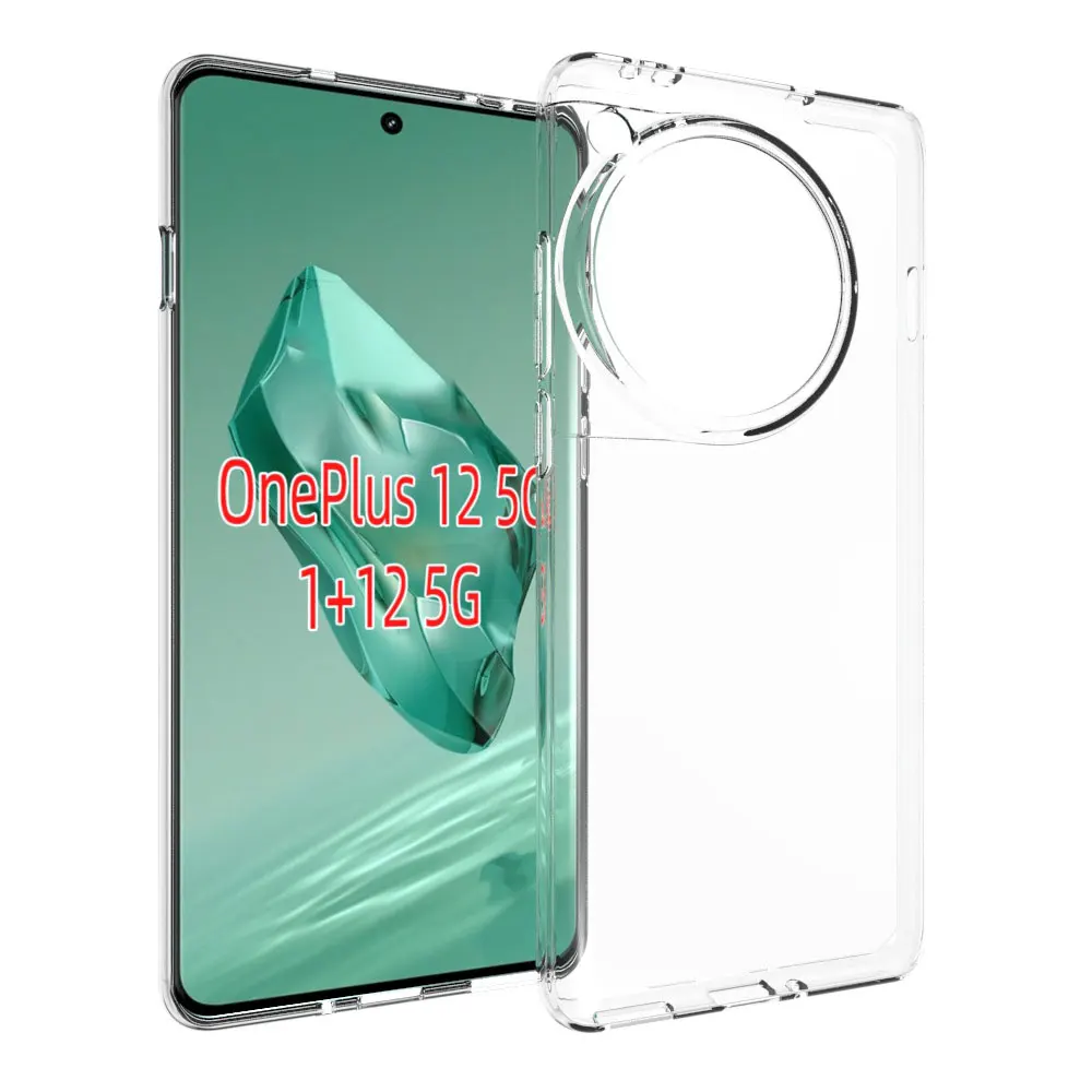 Tpu Pc Phone Case For Oneplus 12 5G Luxury Airbag Customize Anti Fall Transparent Clear SJK284 Laudtec details