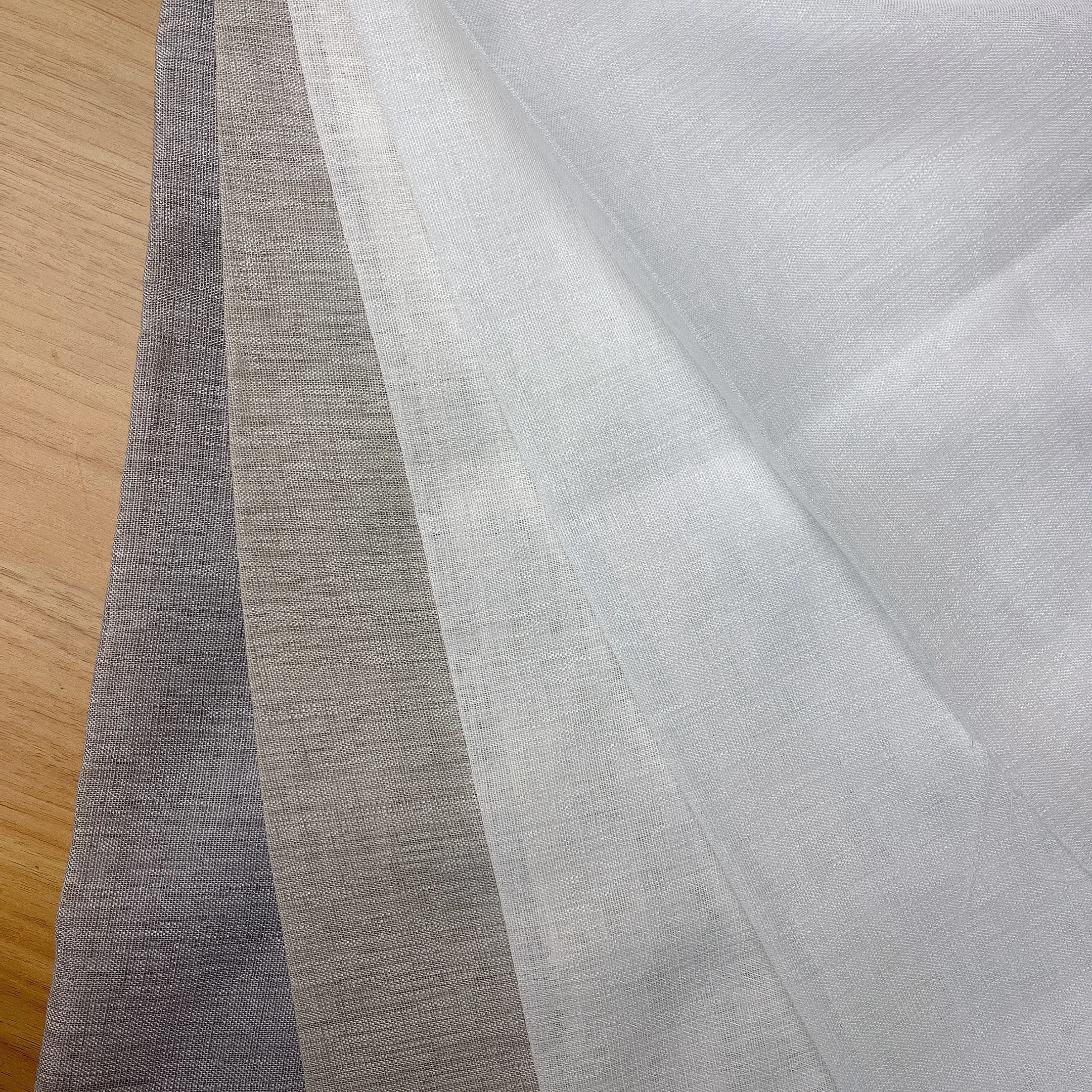 CC-274 Voile Linen Fabric Linen Curtain Fabric Linen Polyester Fabrics for Curtain for the Living Room