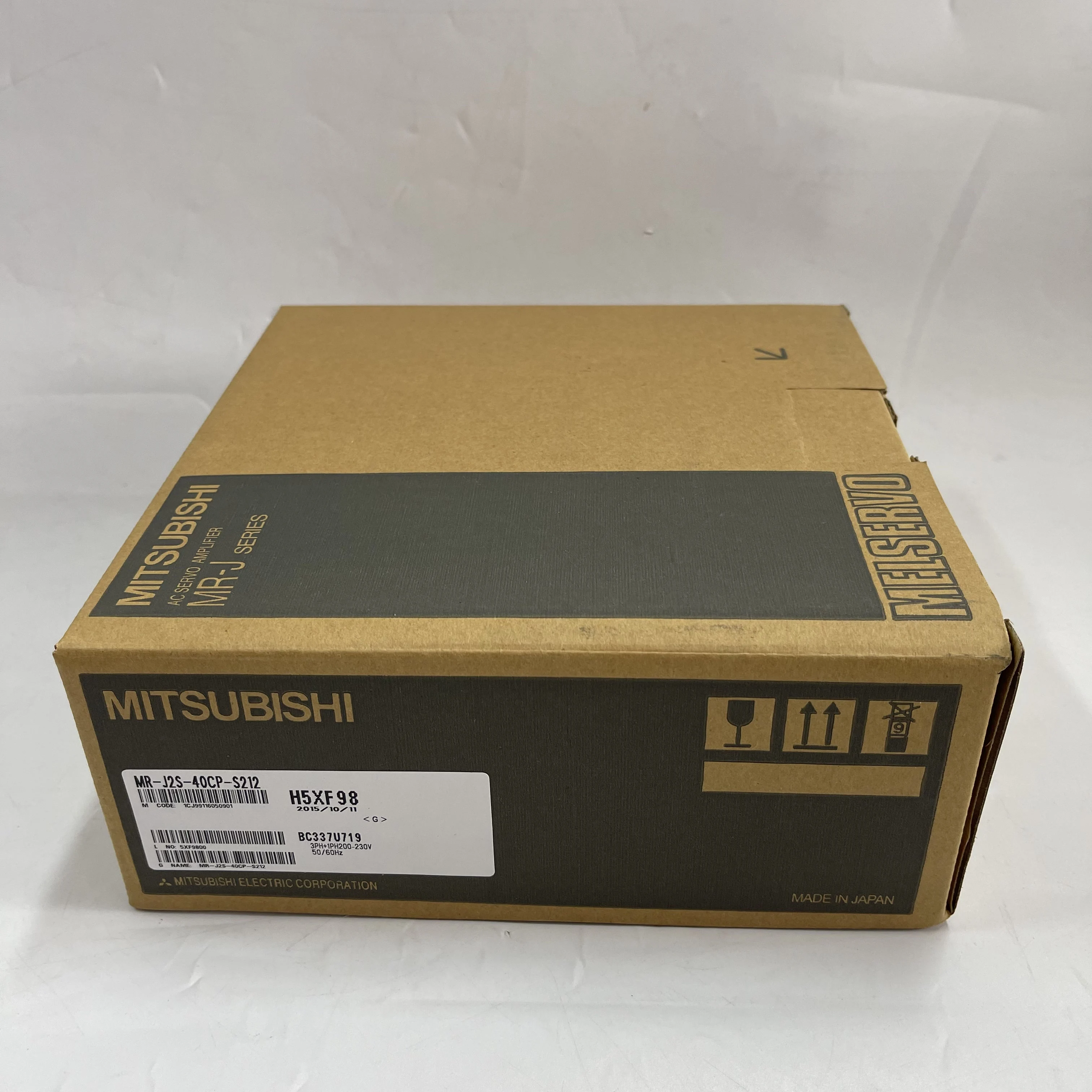 Mitsubishi AC Servo Amplifier MR-J2S Series MR-J2S-40CP-S212