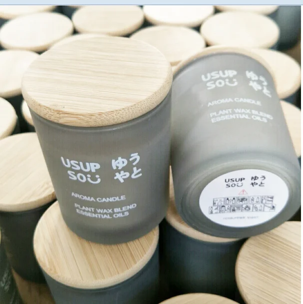 Оптовая продажа, индивидуальная Роскошная Ароматизированная стеклянная свеча