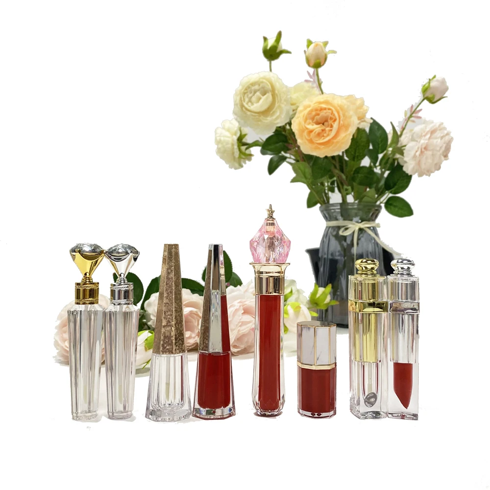 Hot sale vegan own brand lipgloss round containers romantic beauty matte lip gloss