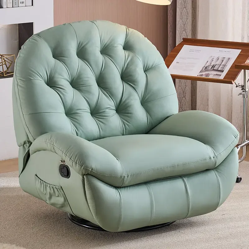Modern Lazy Rocker Recliner Chair Home Furniture Multifunction Living Room Adjustment Electric Single Chair