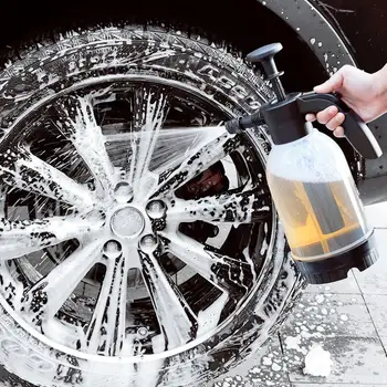 2L Manual High-Pressure Washer Cannon Foam Canister Sprayer for Car Wash Effective Car Cleaning Tool