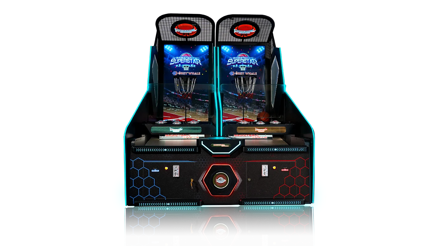 FunPark Hot Selling Multiplayer Online Street Basketball Arcade Game Machine for Indoor Amusement Park details