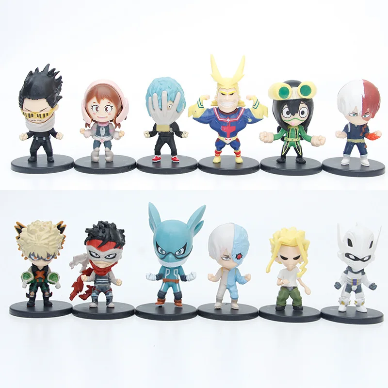 my hero academia figurine set