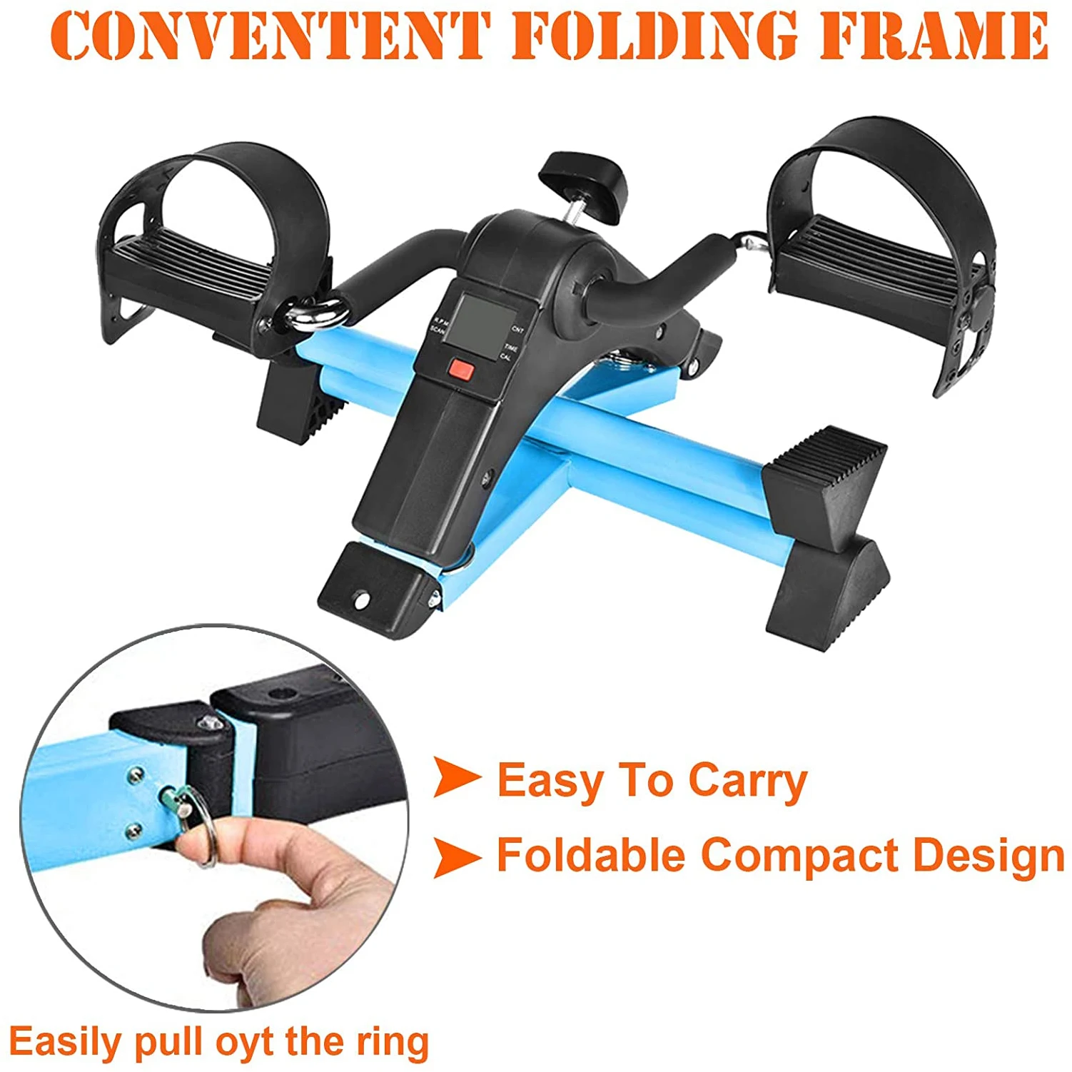 Cheap Folding Bike Desk Exercise Bike Pedal Exerciser For Cardio Workouts Buy Cheap Folding