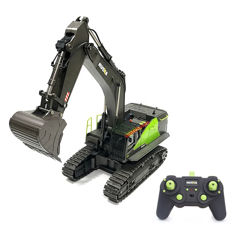 Huina 1593 1:14 22Ch合金ラジコン建設トラックおもちゃRc金属