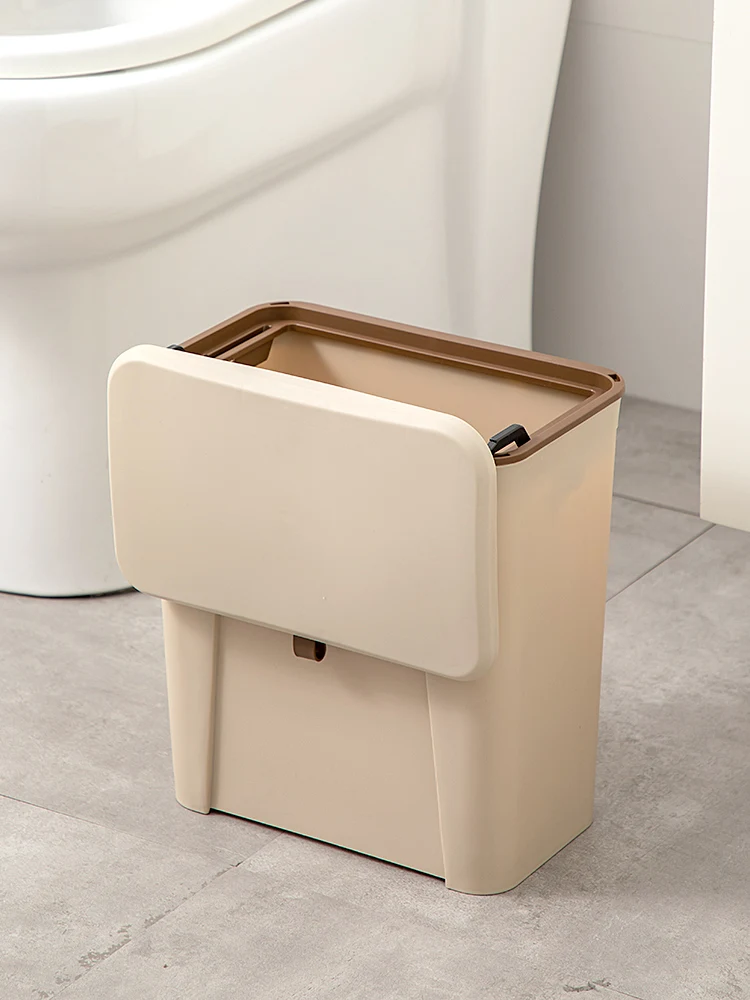 Plastic Waste Bin Garbage Container Dustbin Waste Bin Kitchen Wall