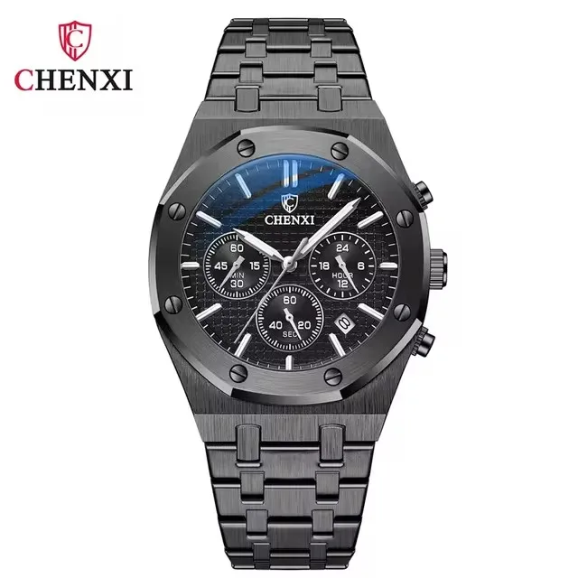 CHENXI 948 Luxury Watch Waterproof Chronograph Multi Function Men