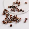 Bamboo-shaped ceramic beads