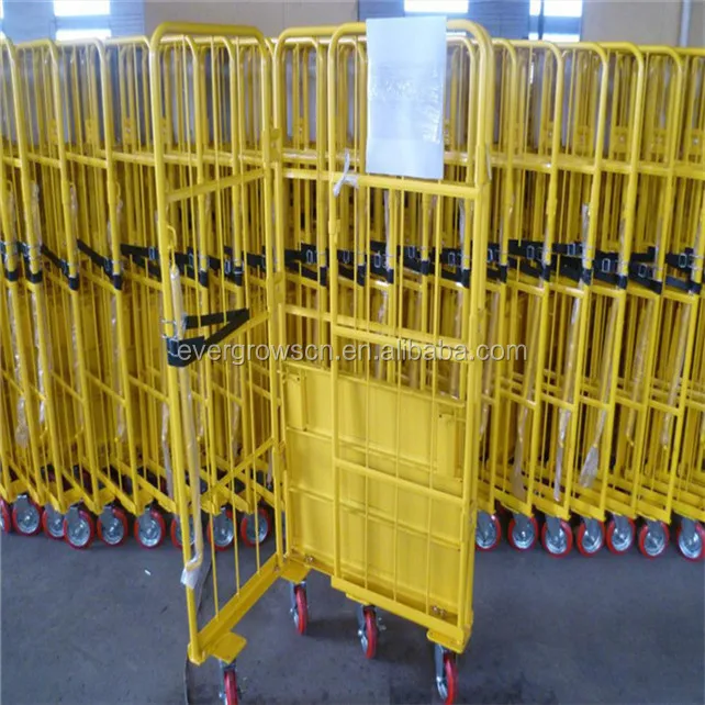 Ролл-контейнеры стиляги проволока передвижная ячейка для хранения