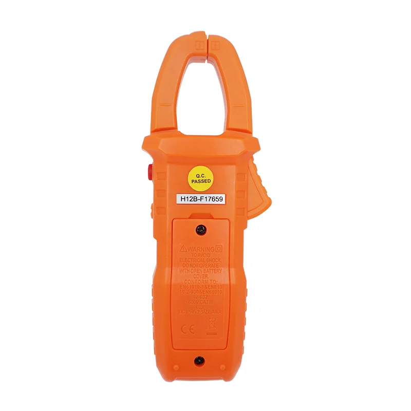 PM2018A Portable Manual Range Clamp Meter Peakmeter Electrical Clamp Meter Multimeter With ACA Voltage Tester Measurement