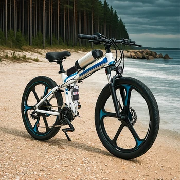 Intelligent Mountain Bike Electric Bicycle New Style Fat Tire Long Endurance Lithium Battery 250W/350W Motor Power 350W Max Road