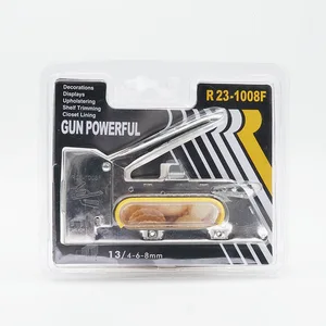 Factory Direct R23-1008F Full English Heavy-Duty Plastic Jumbo Handle Manual Nail Gun Nail Machine Export