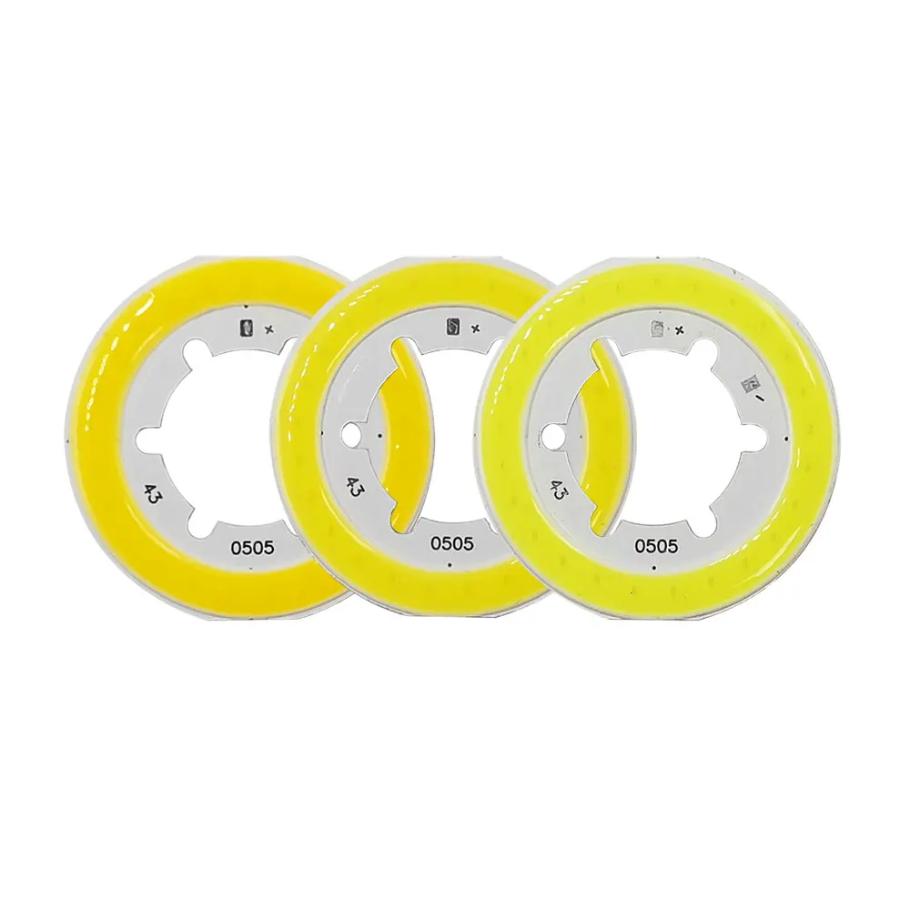 43mm Round COB LED Ring Light Chip for Flashlight Work Lamps Decoration Lighting 3W 5W 7W 10W LED Bulb Warm Day Cold White