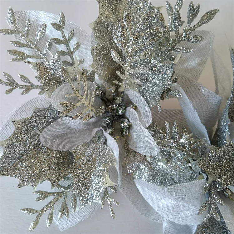 Grohandel Q-1123 Knstliche Weihnachts-Glitzer-Weihnachtssterne fr  Weihnachtsbaum-Dekoration| Alibaba.com