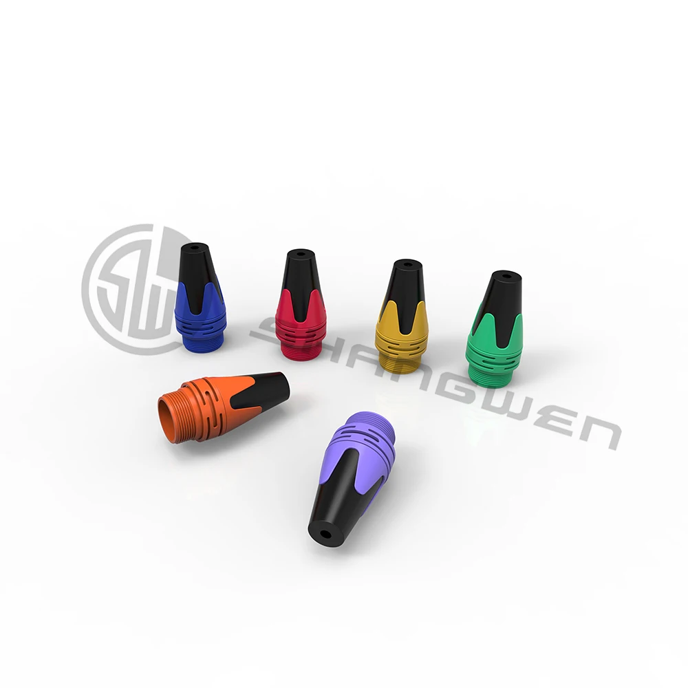 Indoor Audio XLR 5 Pin Male DMX Lighting Jack Black Gold Contacts Female/Male Plug Socket 5 Pin Xlr Connector