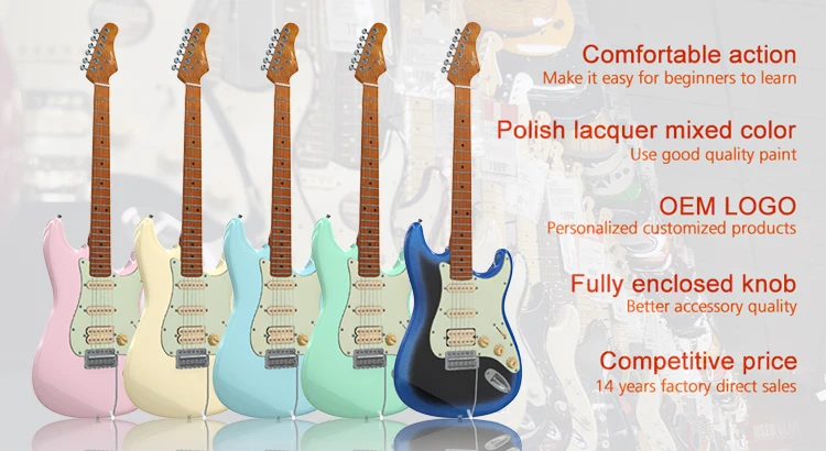 High Quality Oem Electric Guitars Musical Instruments 6 Strings St ...