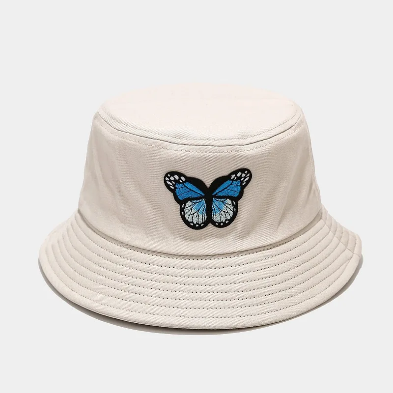 Unisex Embroidered Butterfly Foldable 