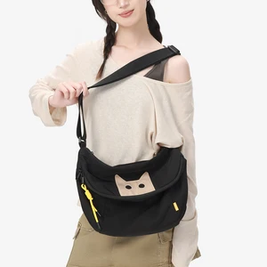 NOXXON Large Carrying Versatile Bag Nylon Zipper Closure Chest Bag Customizable Logo Foldable Shoulder Bags for Women