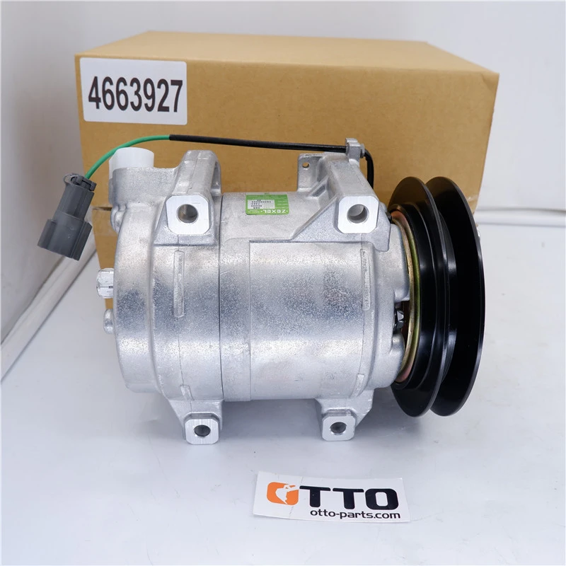 OTTO建設機械部品ZX70-3空調コンプレッサー4663927日立ショベル