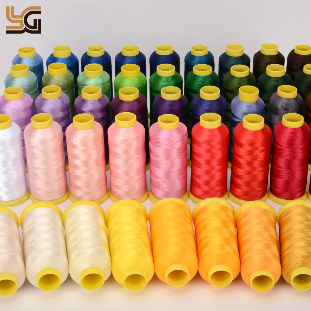120d/2 machine embroidery thread 100% polyester