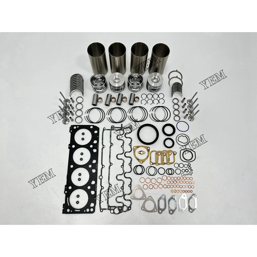 For Deutz BF4M2011 Overhaul Kit With Bearings Piston Rings Full Gasket Set Cylinder Liner Valves Kit Engine Spare Parts