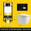 X1 max-ultra-quiet powerful vortex-premium glaze-senses flush