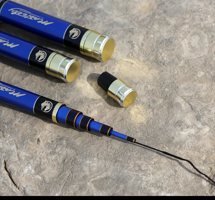 Telescopic Fishing Rod 3.6m-10m High Quality Carbon Fiber Ultra Light Hard Pole 