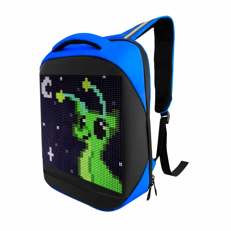 LED Backpack Smart Travel Companion with Full Color Display