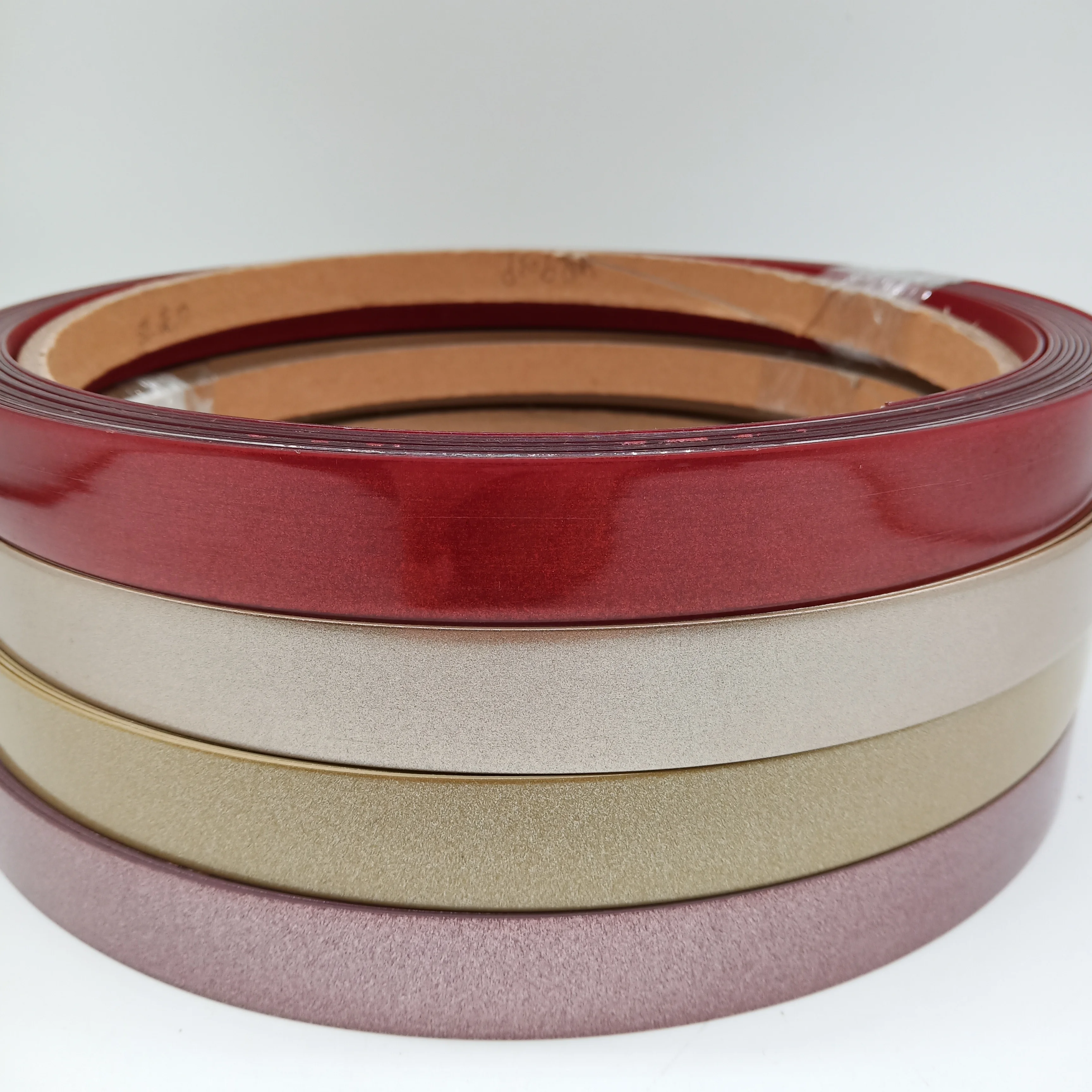 
Эластичная лента, белые цветные полосы из ПВХ, облицовка кромок для мебели 