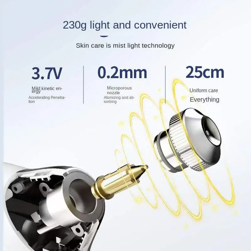 2024 New Style Handheld Nano Facial Spray Hydrating Toner USB Charging Style Hydration Facial Machine Facial Hydratation