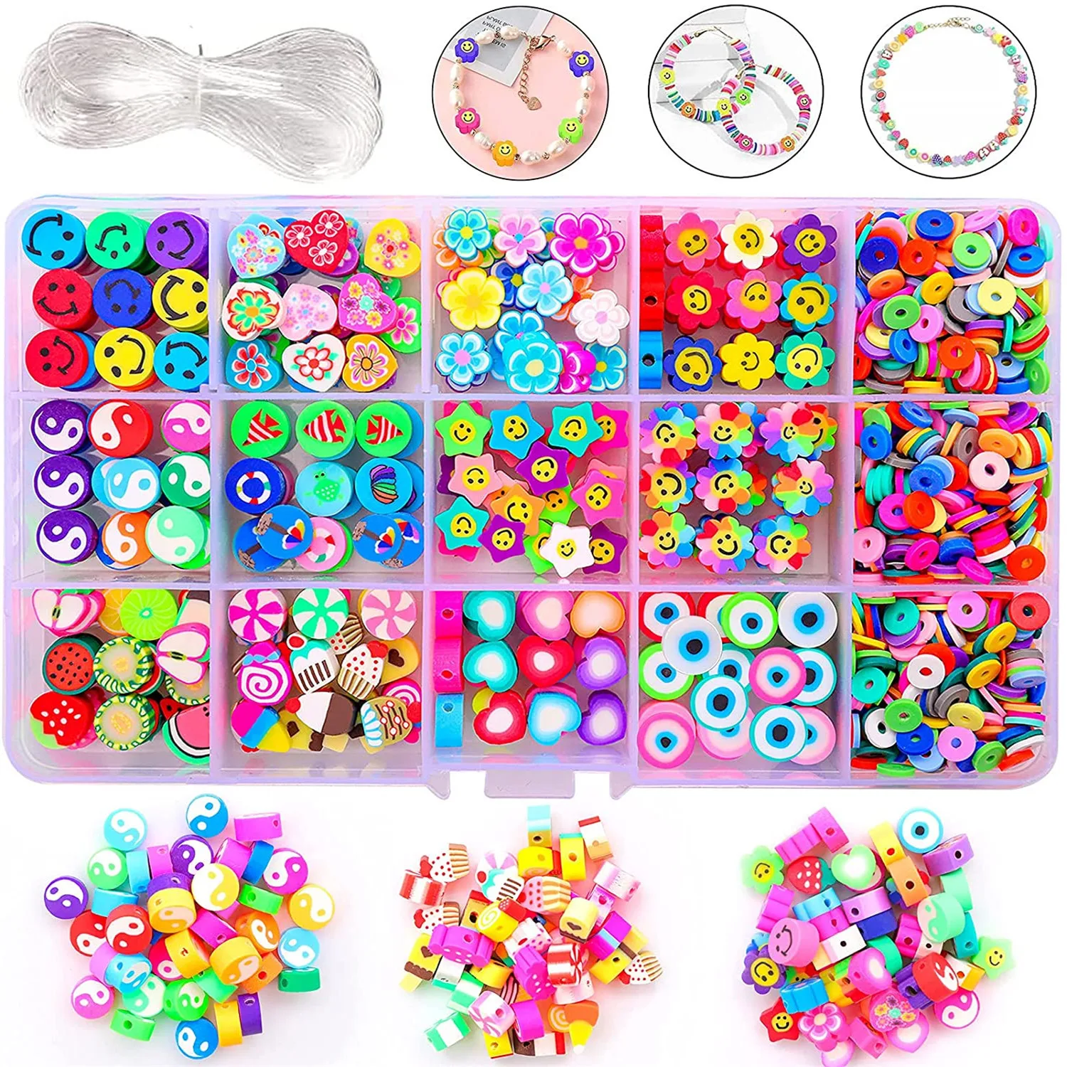 hobbyworker factory price clay beads set