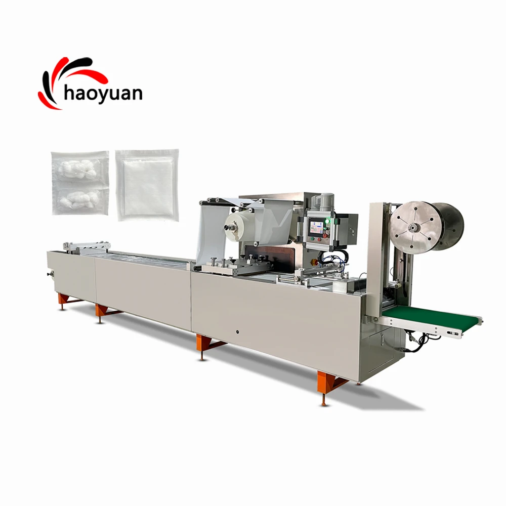 Haoyuan HY-420 Weiche Blister Verpackungsmaschine für Medizinische Wattebällchen und Chirurgenhandschuhe