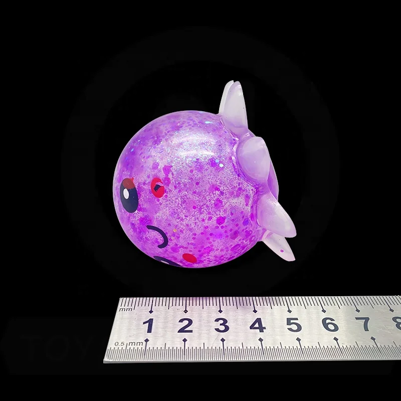 Jouet Spongieux Pieuvre Cristals Jouet Anti-Stress Forme De Pieuvre Sensoriels Anti-Stress Balle Antistress À Presser pour Étudiants Octopus Toy Anti Stress Spongieux Poulpe Sensoriels Anti-Stress