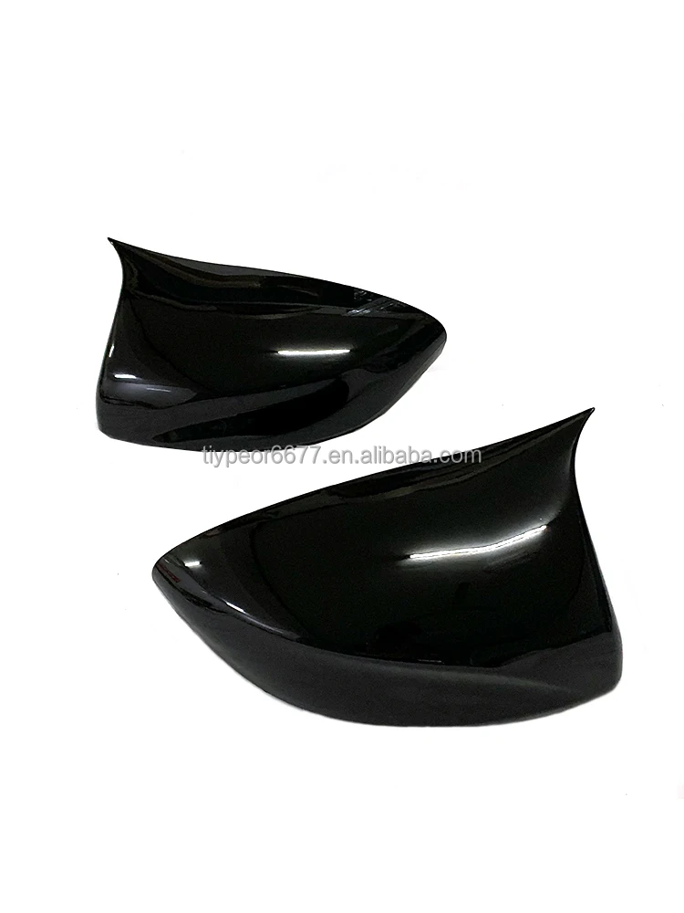product glossy black side wing rearview mirror cover for mg 5 mg5 front left  right car decoration chinese style car-4