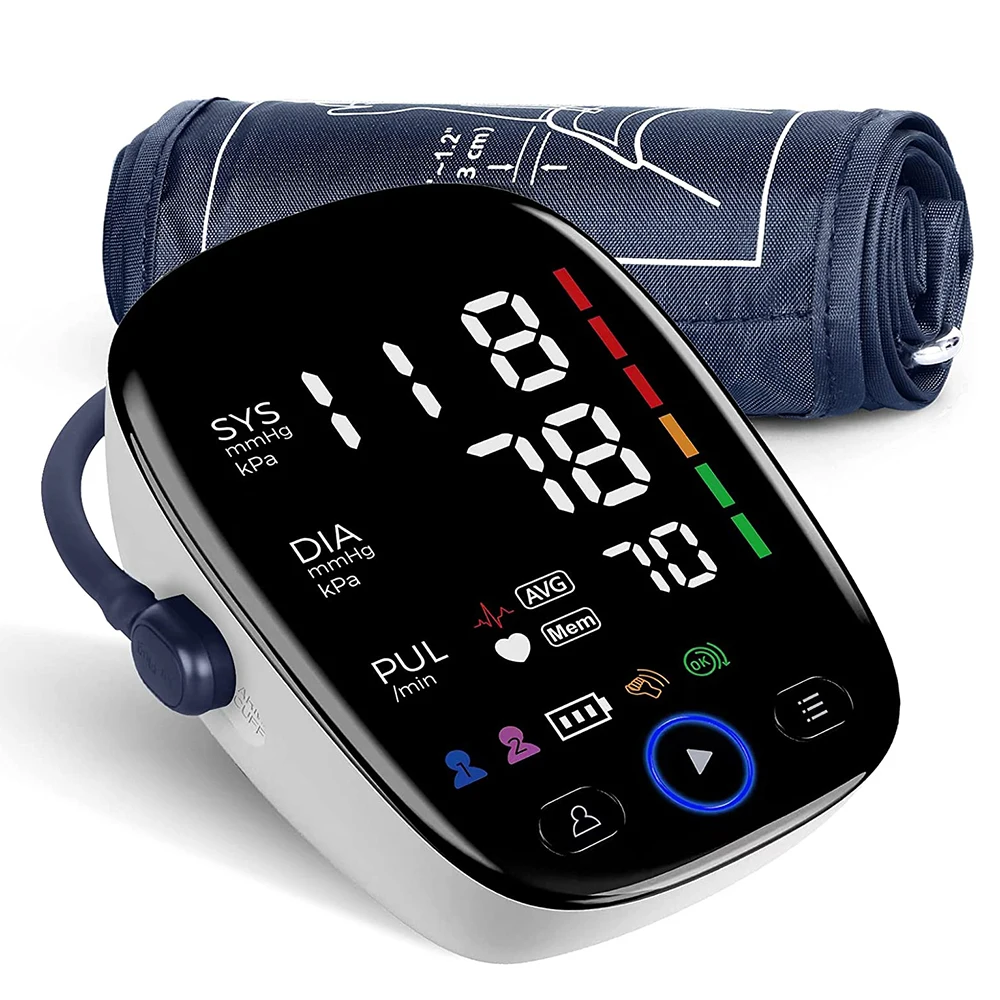 Customization Portable LED Display Auto Machine Digital Professional Blood Pressure Monitors Meters for Home Use