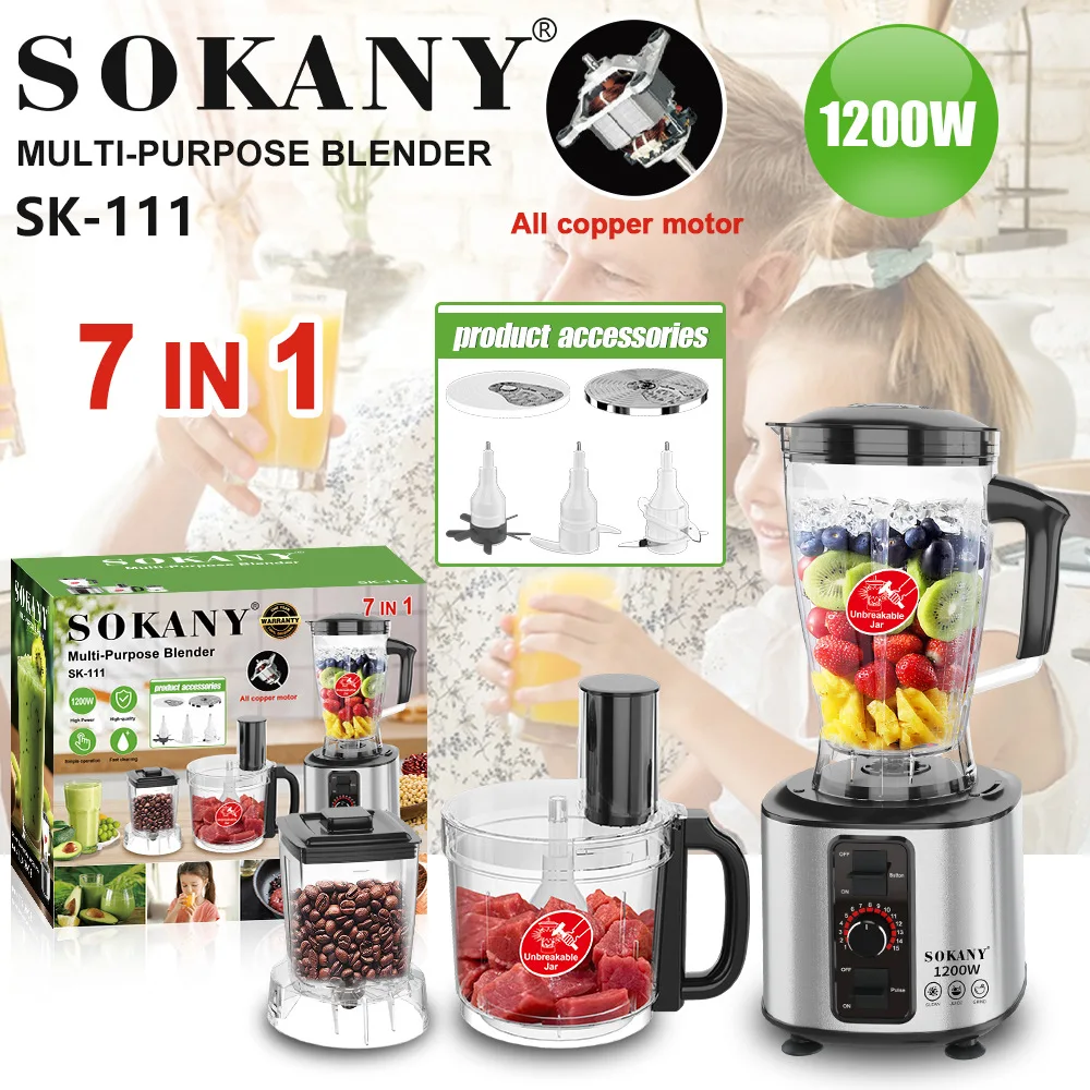 High Quality 7 in 1 Juicer Blender - Multifunctional Food Processor