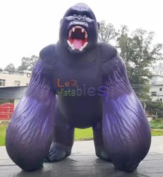 Outdoor Realistic Inflatable Animals Giant Inflatable Gorilla king Kong Model for Event Decoration
