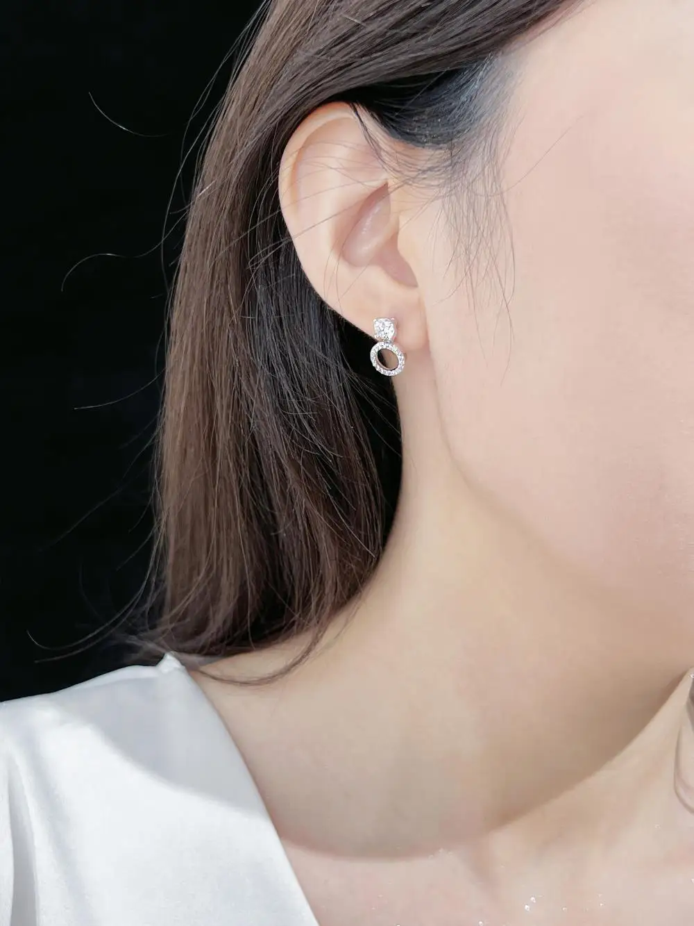 KAKODIY Multi-Wear Premium Jewelry Earrings Fashion 925 Sterling Silver Zircon Earrings Women detail 9