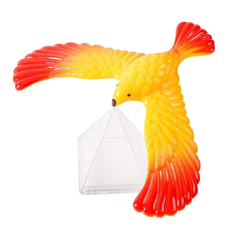 Magic Balancing Bird Balance Eagle Wingspan with Pyramid Stands Set Office Desk Toys for Kids and Adults